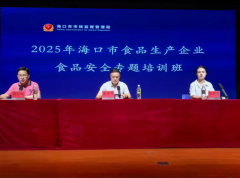 <b>海口市市场监视办理局举办2025年食物出产食物平</b>